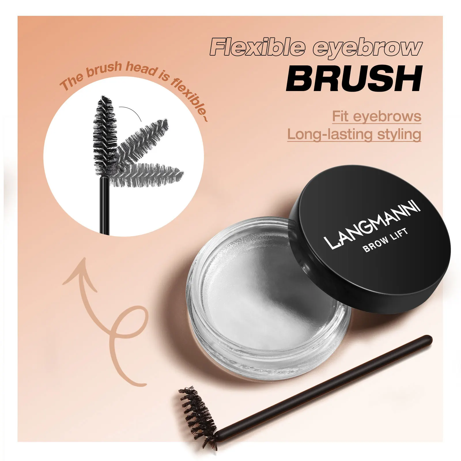 Clear Colorless Eyebrow Styling Gel Brow Wax Fixer Quick-dry 3d Brows Lifting Shaping Enhancers Soap Waterproof Lasting Makeup