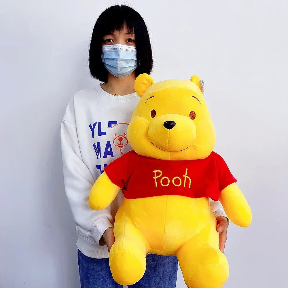 

Winnie The Pooh Plush Toy Room Decoration Pillow Disney 55cm Anime Animal Doll Children's Birthday Christmas Gift