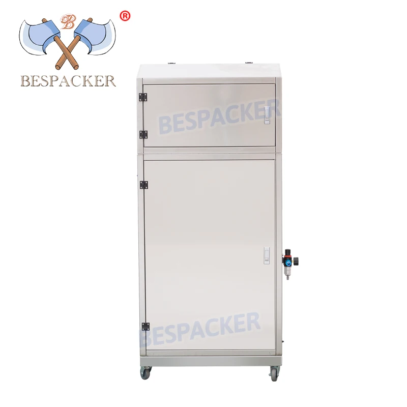 Bespacker VSQ-600LWS Vertikaler Typ Externe bodenstehende Vakuumverpackungsmaschine für trockenes Fischfleisch, externes Vakuumiergerät
