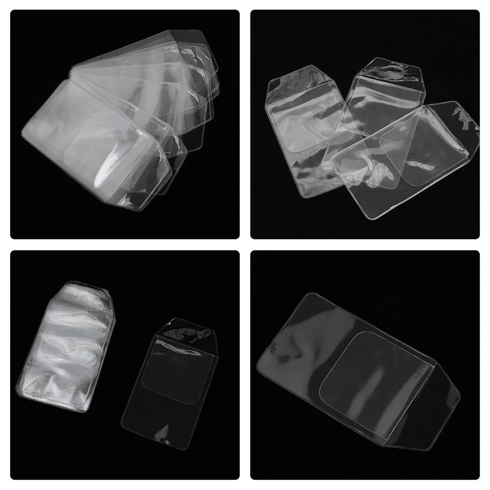 20 قطعة حقيبة القلم الشفاف بولي كلوريد الفينيل أكياس تخزين قلم رصاص إدراج نوع ل معاطف للأطباء والممرضات مستشفى مكتب المنظم العرض