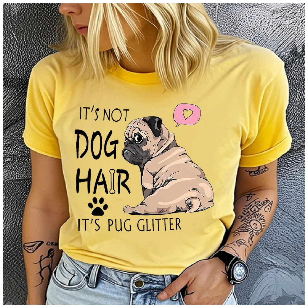 

men Women's Cotton 100% Fun parrot dog Print T-shirt Loose round Neck Casual Short Sleeve Fashion Top Clothing Summer