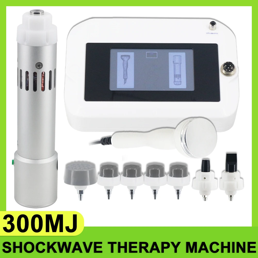 300MJ Shockwave Therapy Machine Body Pain Relief Shock Wave Instrument Body Massager Ultrasonic Physiotherapy Instrument