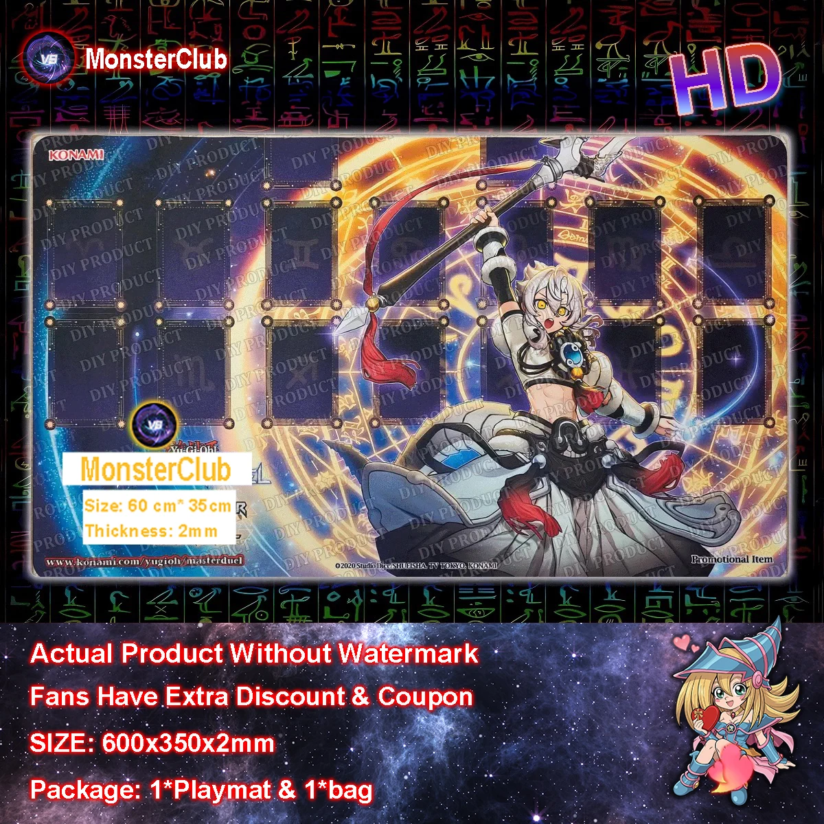 

Игровой коврик YuGiOh Dracotail Lukias, DIY коврик для TCG/CCG, коврик для настольных игр, коврик для карточных игр, резиновый коврик для мыши 600x350x2мм