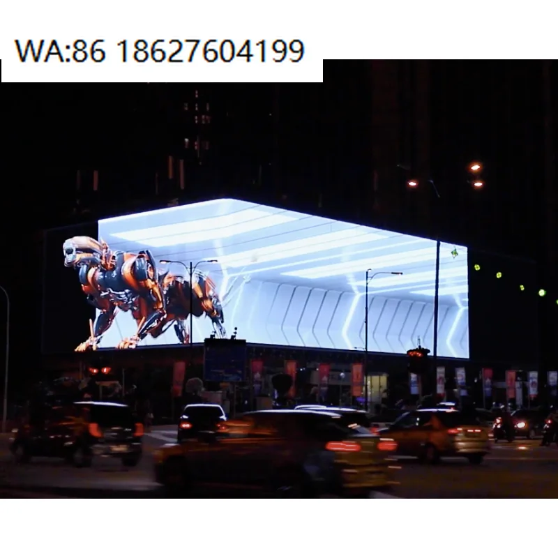 Full Color  Indoor  Display 3D Commercial Advertising  Screen for Shopping Malls Outdoor Waterproof Full Color 3D