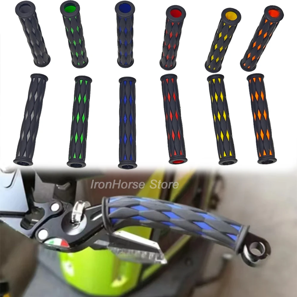 

1 Pair Anti-Slip Rubber Brake Clutch Lever Guard - Universal for Motorcycle, Scooter, Streetbike & Racing