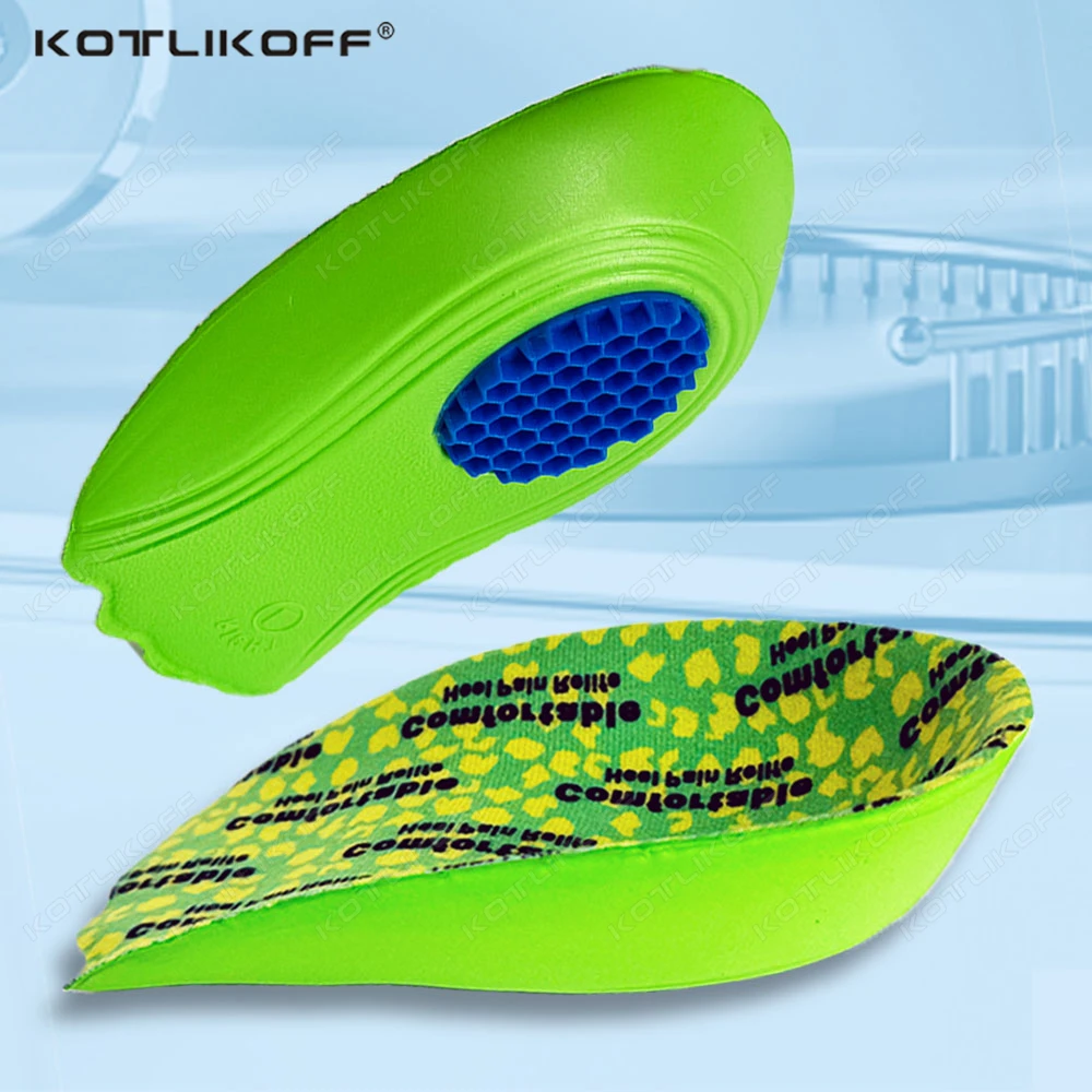 Half Orthopedic Insoles for Men Women Foot Heel Spurs Pain Cushion Foot Massager Care Insole Latex Soft Sole Running Shoes Pads