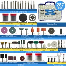 287 pcs Rotary Tool Accessories Set #6