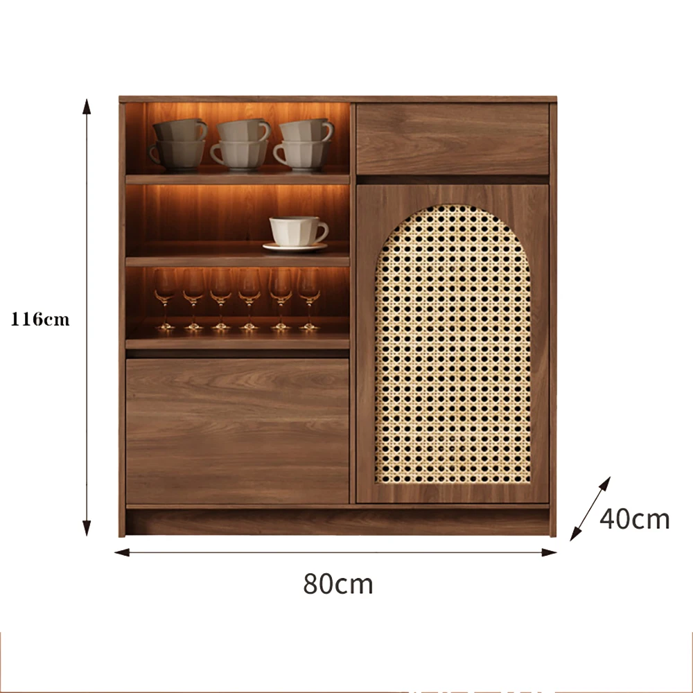 Premium Organizer Living Room Cabinets Nordic Vintage Storage Classic Living Room Cabinets Beauty Trendy Vitrinas Furniture image 2