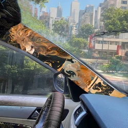 Twelve Constellation Pattern Car Interior Stickers Car AB Pillar Stickers Starlight Theme Car Interior Renovation Enhancement