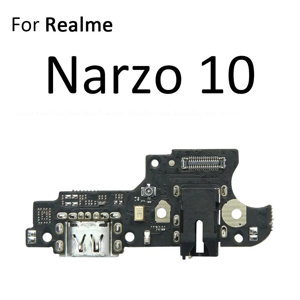 USB Power Charging Charger Dock Port Flex Cable With Mic For OPPO Realme Narzo 10 10A 20 20A 30 30A 50i 50 50A Prime Pro 4G 5G