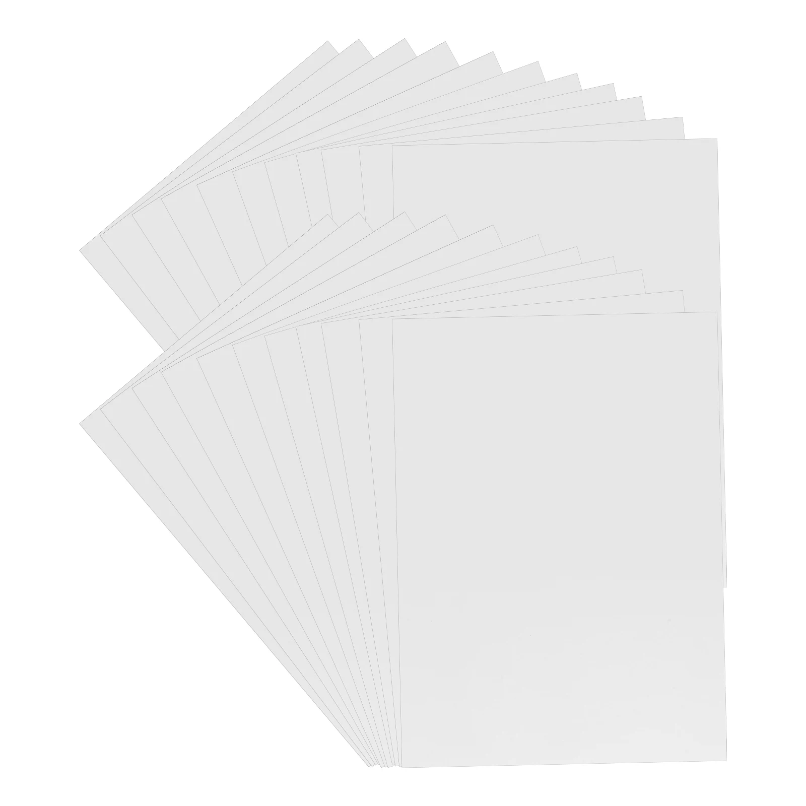 30 Sheets Printable Vinyl Paper Labels Sticker Strong Adhesion Compatible Printers Clear Glossy Photos Packaging Office