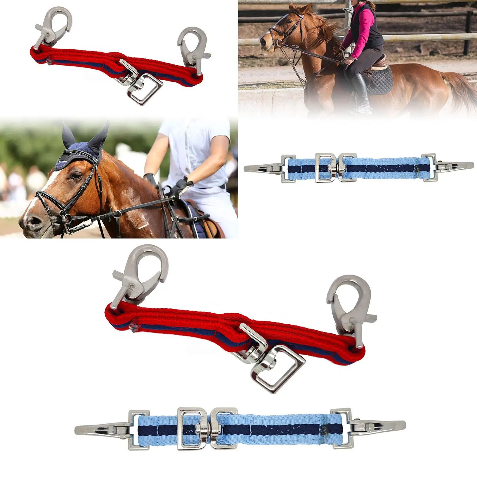 Cinturino Lunging per competizioni di allenamento equestre accurate e di alta qualità con chiusura a scatto