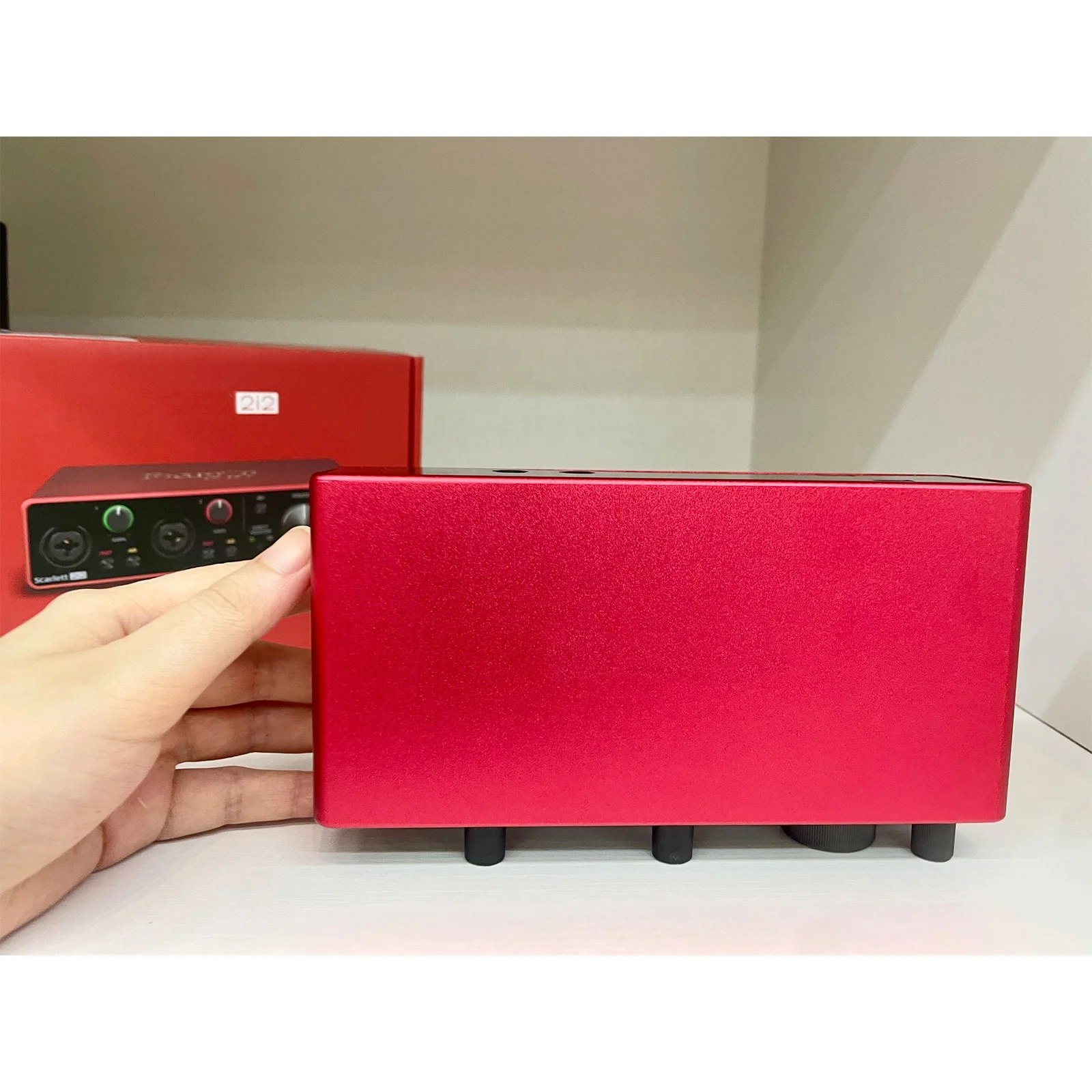 24-bit/192 KHz 2-in 2-out USB Audio Interface for Condenser Microphone/headphones 3rd Generation Recarding Soundcard
