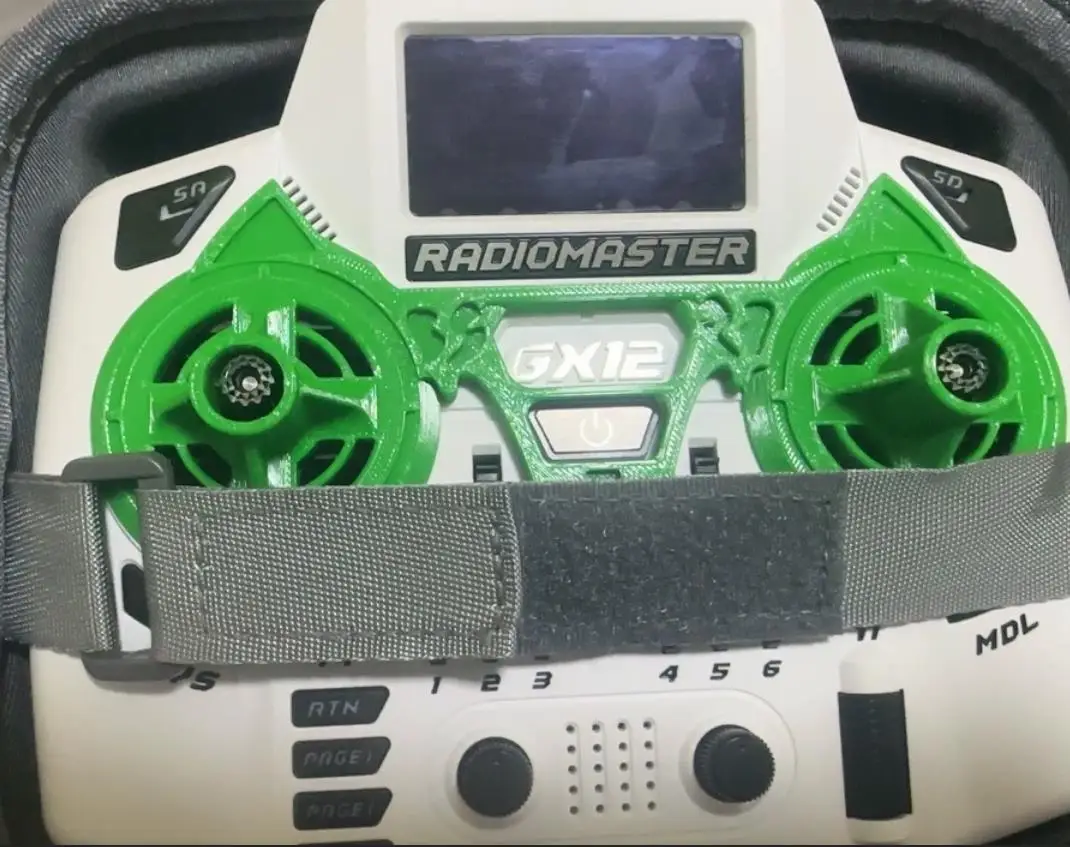 Radiomaster GX12 Crush 1000HZ 3D Digital CNC Hall Gimbal Dual Band Antenna Gemini XROSSBAND EXpressLRS Dual-Band Gemini-X