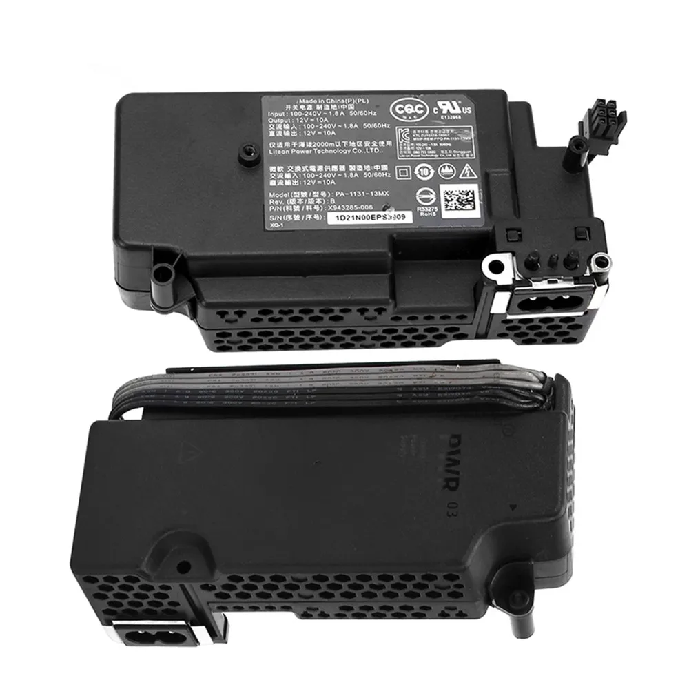 50pcs Console Power Supply Adapter for Microsoft Xbox One S N15-120P1A PA-1131-13MX Replacement