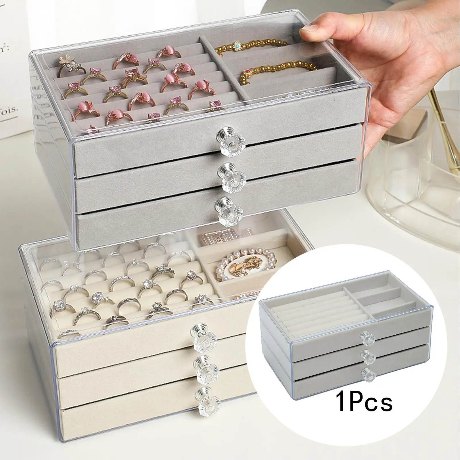 Jewelry Organizer Storage Holder for Rings Necklaces Brooches Bracelets