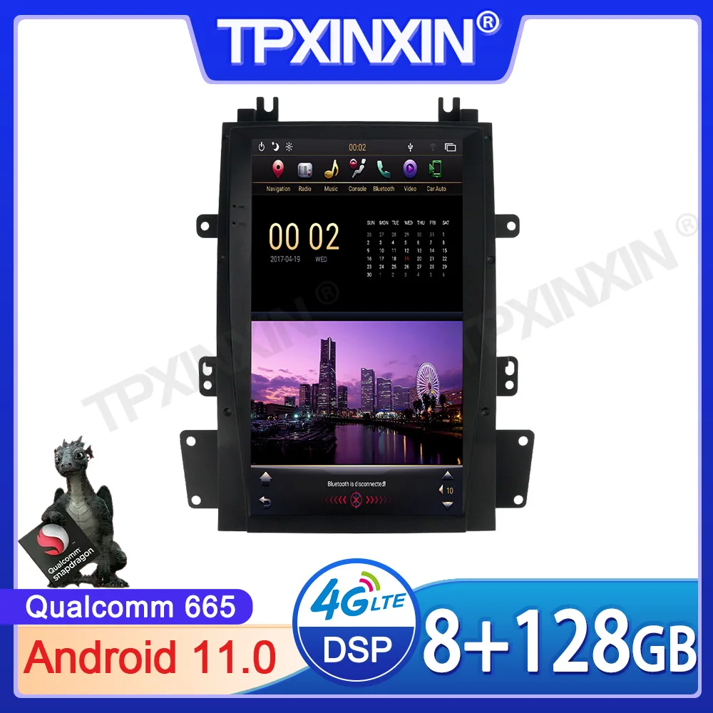 13.6inch Android11 Car multimedia player For Cadillac ESCALADE SLS 2003-2012 car radio head unit Autoradio carplay Google stereo