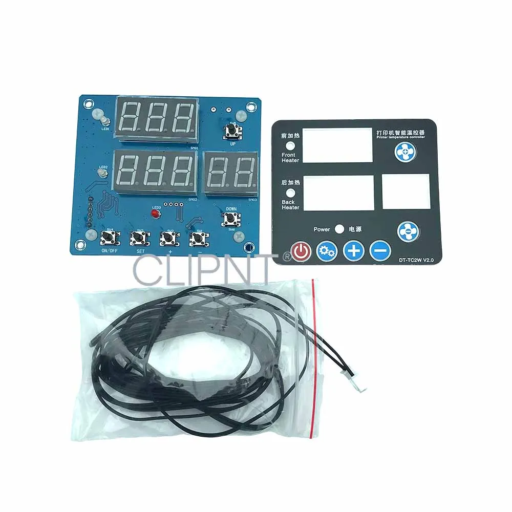 LED display circuit board automatic heating 24V DT-TC2W thermostat for XP600 i3200 DX5 Large format printer Temperature control