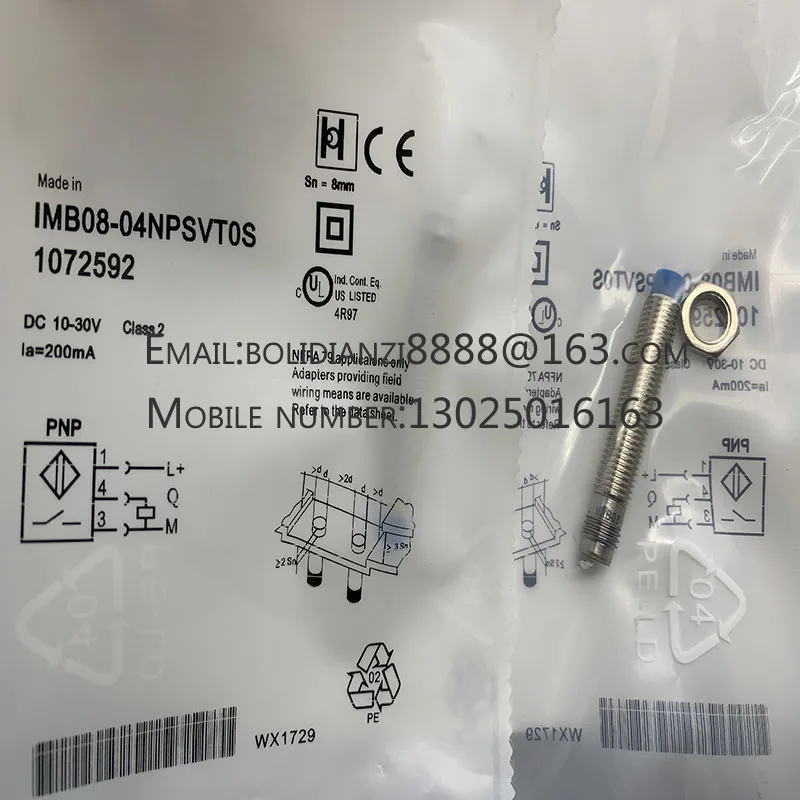 

The brand-new original sensor IMB08-04NPSVT0S IMB08-04NPSVT0K IMB08-02BPPVC0S One year warranty in stock