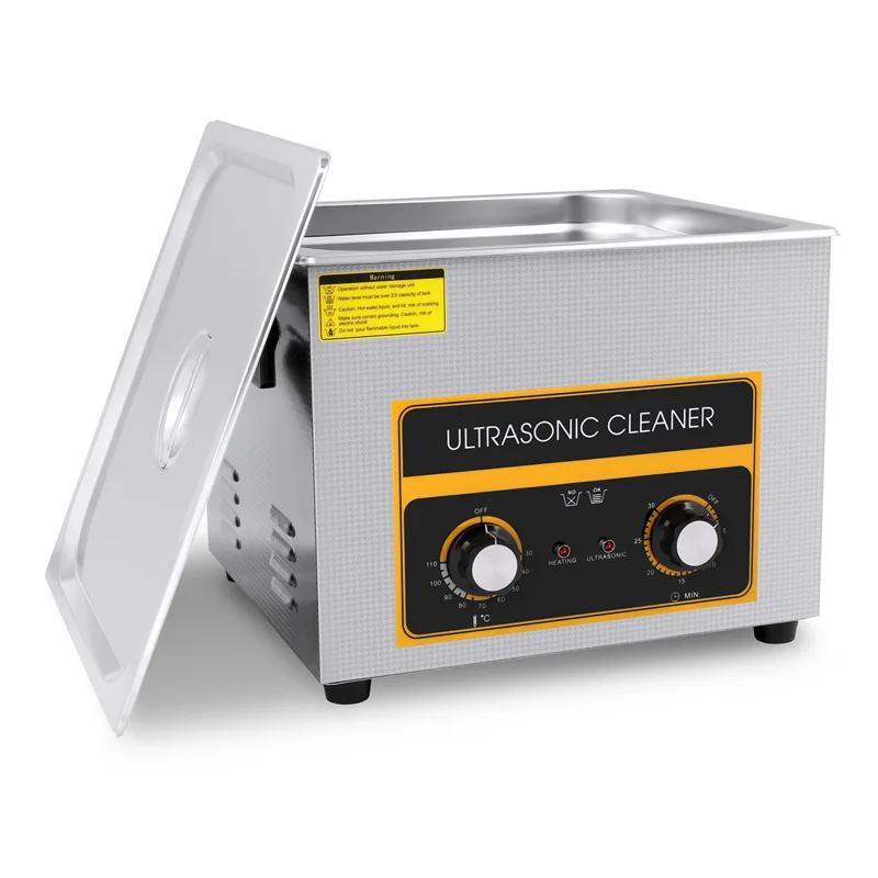 Ultrasonic Cleaner 15Liter 40Khz with Timer Ultrasound Cleaning Equipment Lab Optical Instrument Motor Car Parts PCB Oil