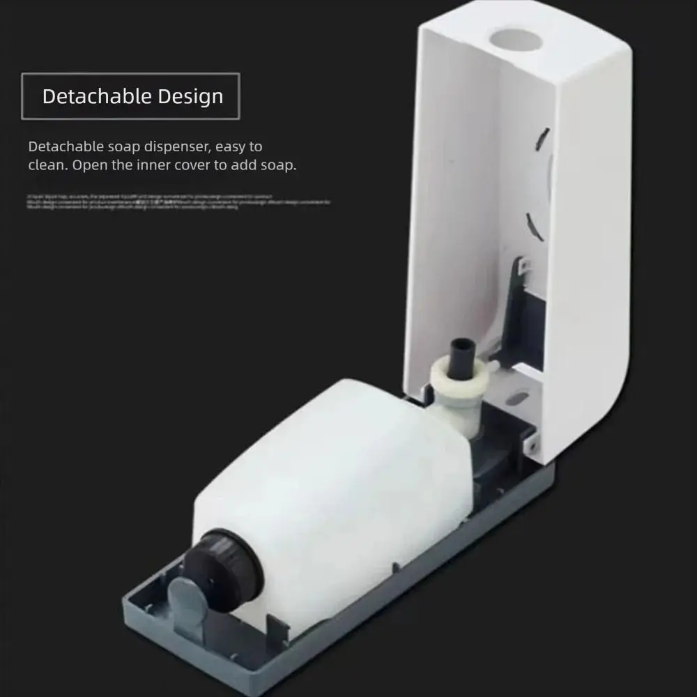 

Дозатор для жидкого мыла на 600 мл, настенный многоразовый ручной флакон для лосьона без перфорации, контейнер для хранения жидкости