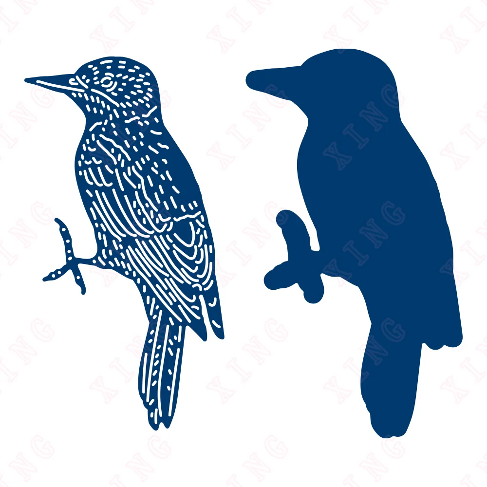 New Arrival Scrapbooking Decoration Embossing Templates Metal Cutting Dies 2023 Diy Handmade Craft Album Card Woodpecker Die Set