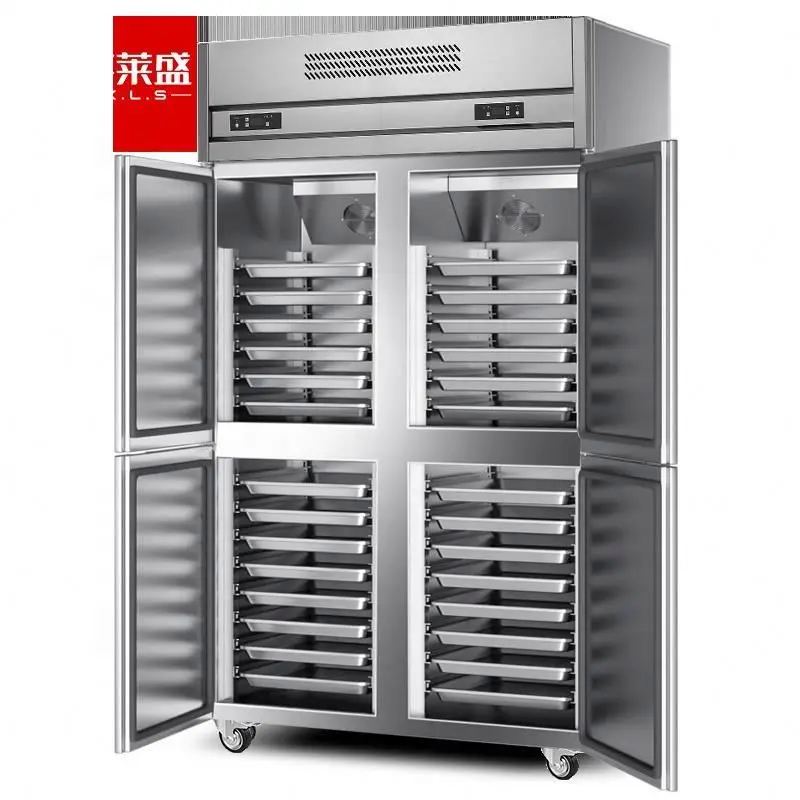 High Quality Commercial Refrigerators Upright Freezer 4 Door 2 Doors Stainless Steel Refrigeration Equipment