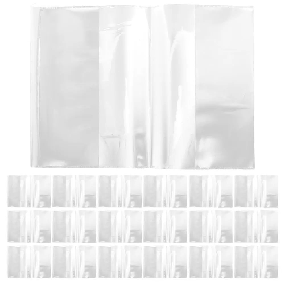 

20pcs Clear Plastic Cover For Students Book Protection Cover A5 Self Adhesive Pp Material School Book Sleeve