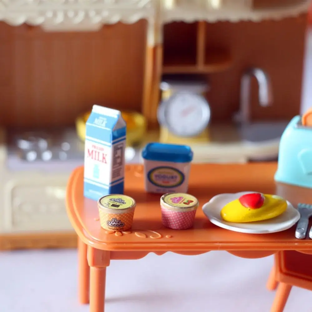 5Pcs/Set Excelent 1:12 Scale Dollhouse Mini DIY Dollhouse Decor Scene Model Playing House Doll Accessories Play Scene