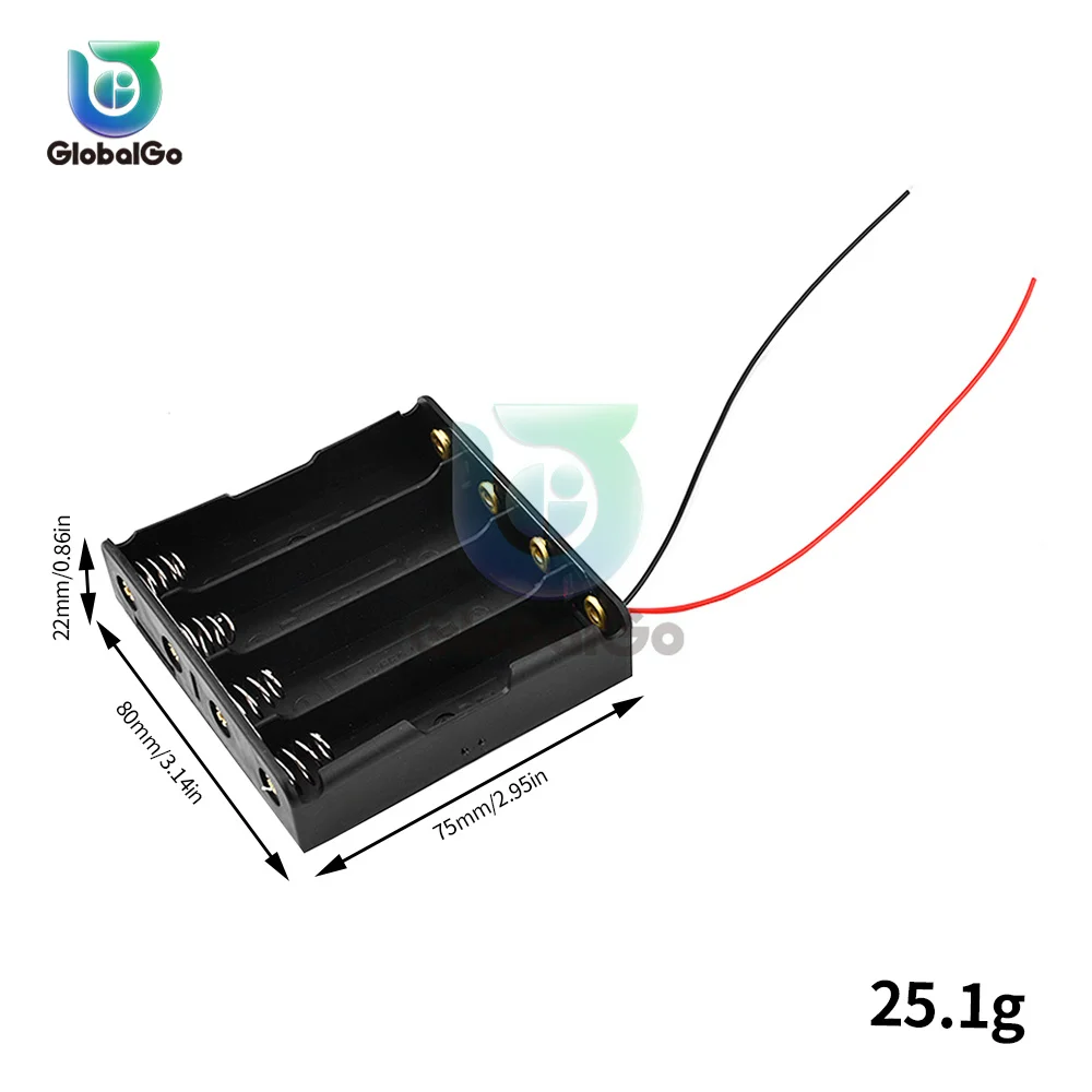 Pudełko na baterie 2X 3X 4X 18650 pojemnik na akumulator do przechowywania skrzynki 18650 równoległe opakowanie na baterie pojemnik