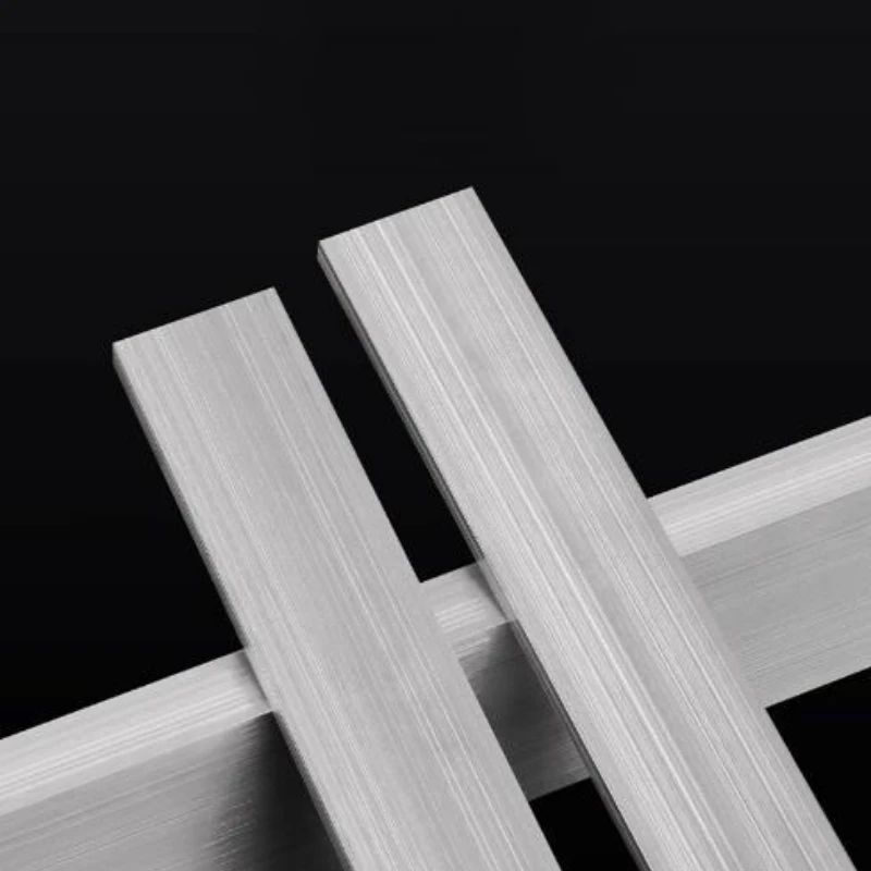 Length 300mm 6061 Aluminium Alloy Flat Bar Plate Square Rod Sheet Metal Strip Thickness 2/3/4/5/6/8/10/12/15/20/25/30mm
