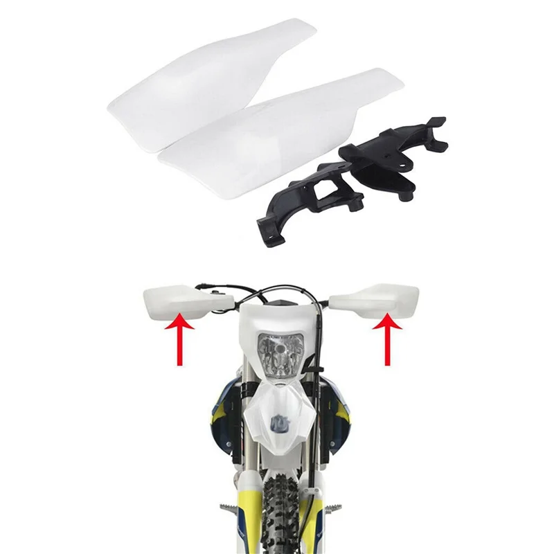 

6X Motocross Handguard Motorcycle Hand Guard Protector White For TX FC FE TE TC FX 125/250/300/350/450/501S
