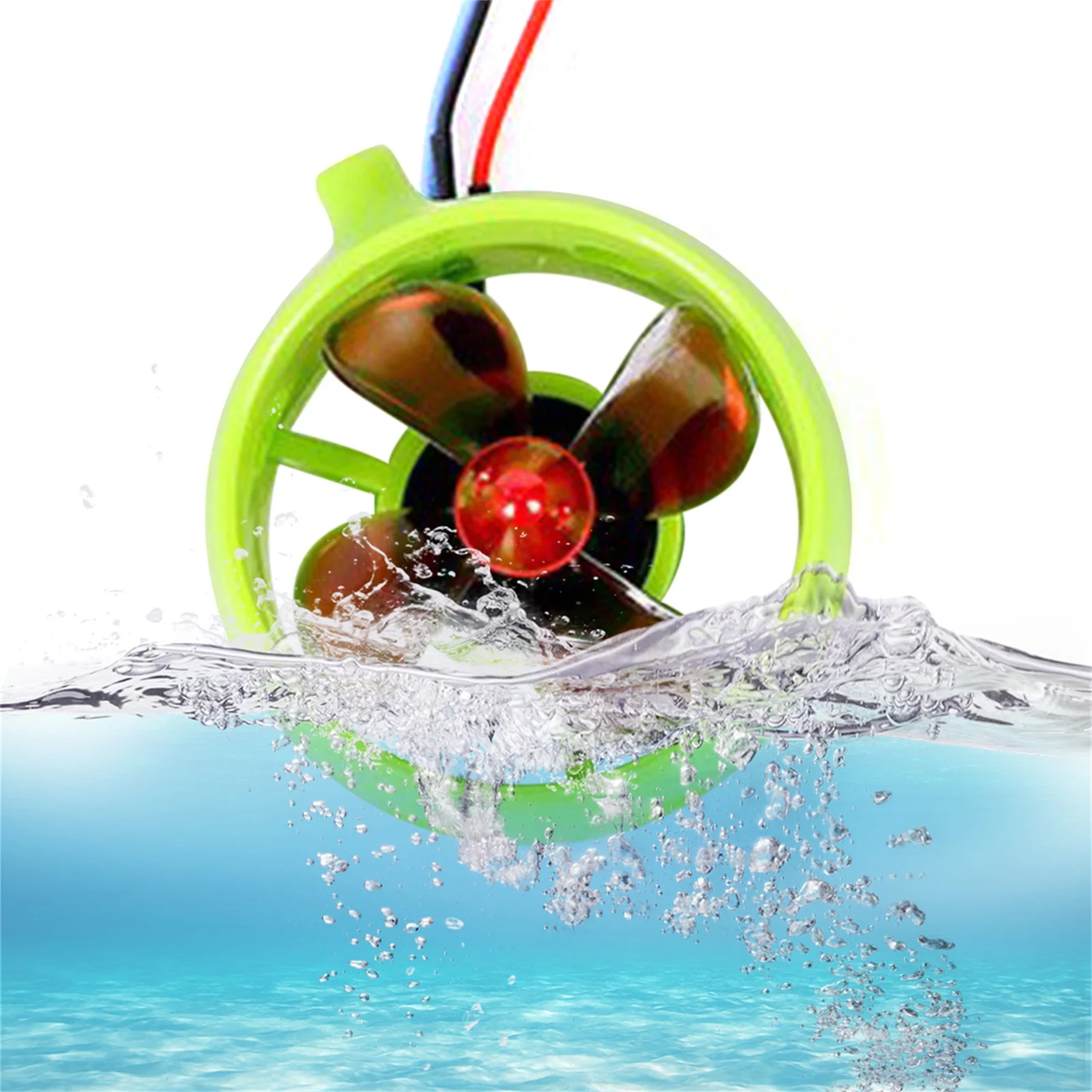 DC 12V-24V 13A Underwater Jet Boat 4 Blade CW  Thruster Engine Decoy Nest Boat Submarine Motor