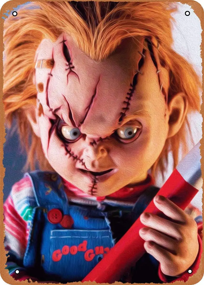 Vintage Metal Sign Chucky H O R W A V E - es Tin for Home Bar Pub Garage Decor Gifts-aluminum