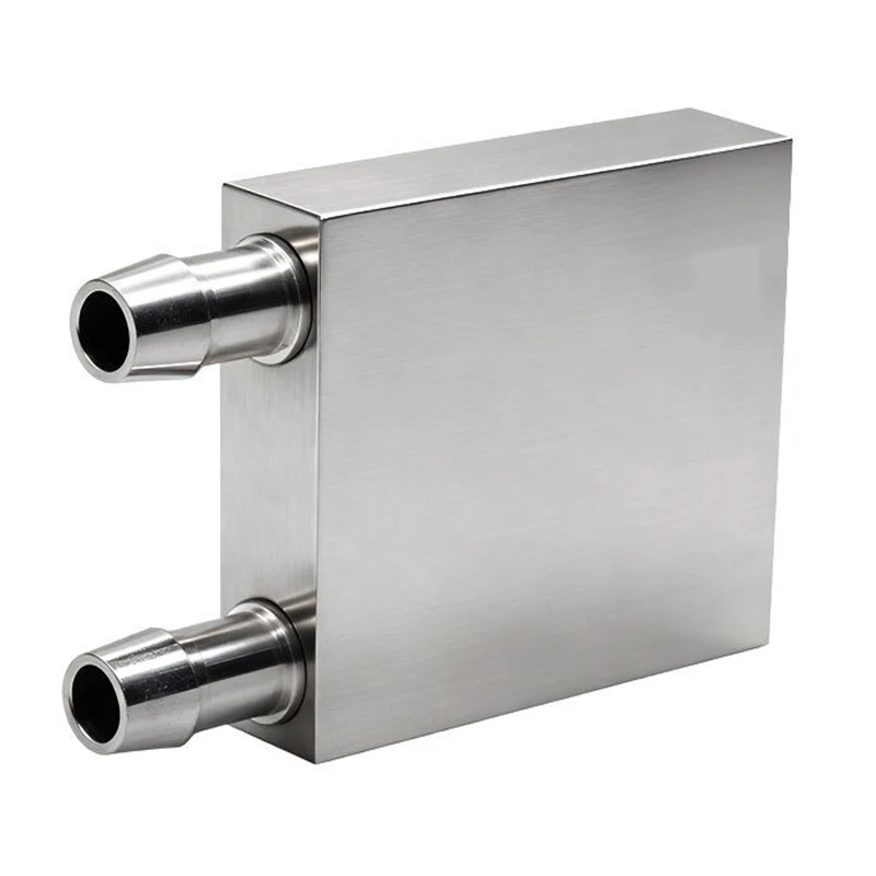 Custom Rapid Prototyping Custom Stainless Steel Liquid Cooling Block / Heat Exchanger