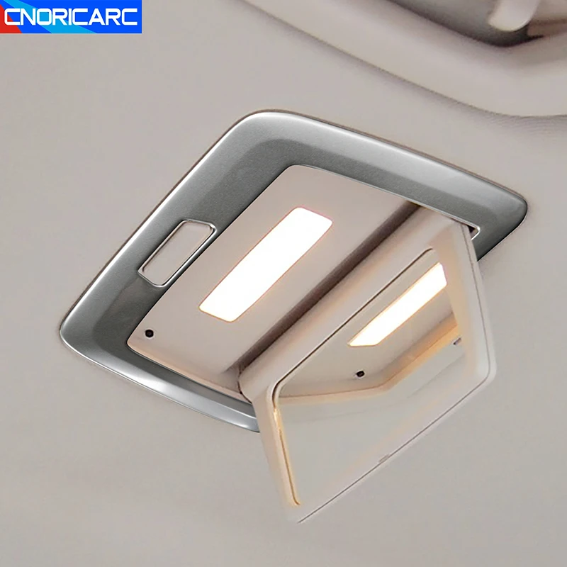 

Автомобильные аксессуары из нержавеющей стали, задняя лампа для чтения, рамка зеркала заднего вида для макияжа для BMW 5 серии F10 2011-2017, внутренние наклейки