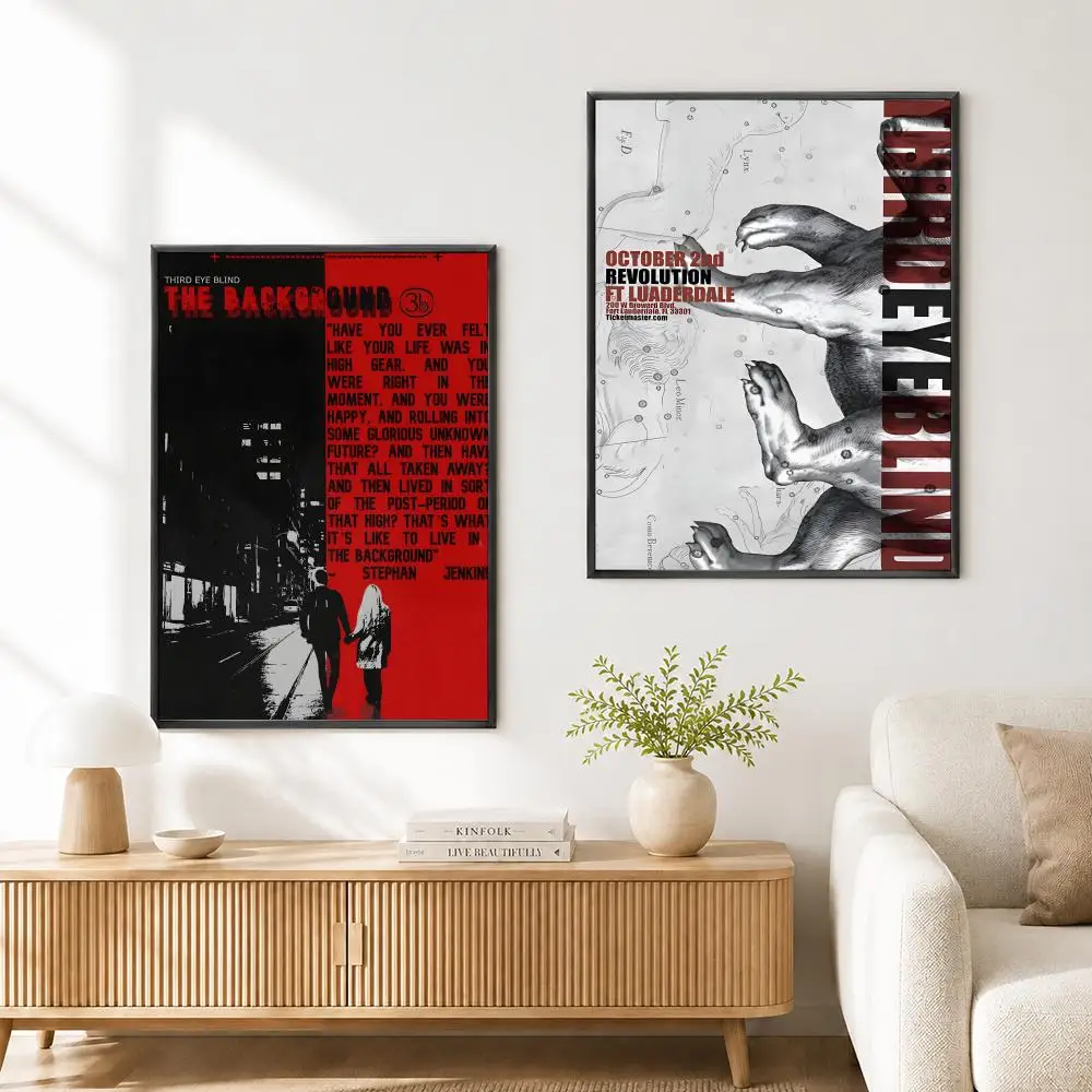 Third Eye Blind Poster Poster High Quality Wall Art for Home Bedroom Living Hallway Perfect Gift