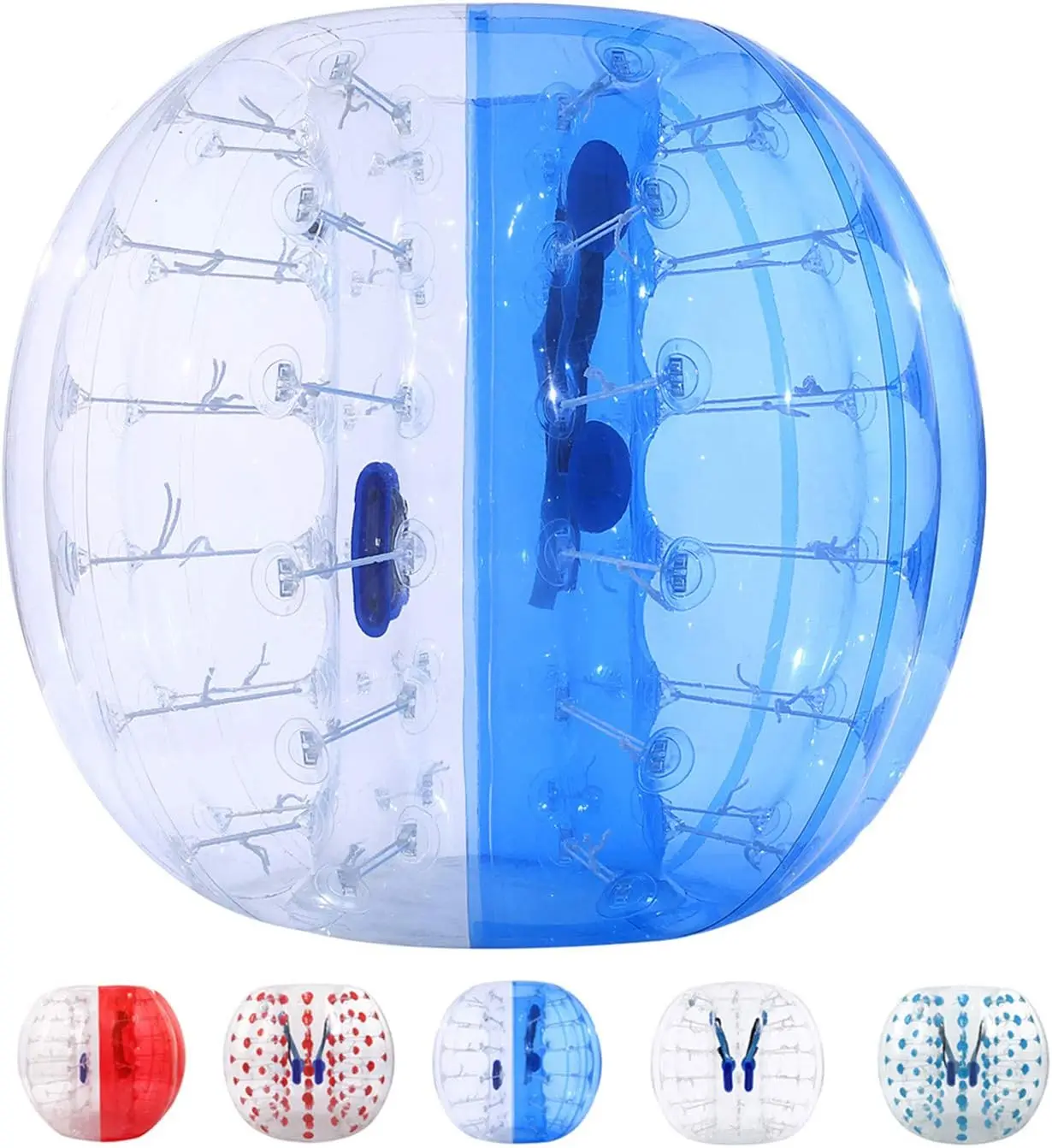 Ballon de Football à bulles, ballon de Hamster humain, pare-chocs gonflable, diamètre 5 pieds(1.5m), 100% TPU pour adultes et adolescents
