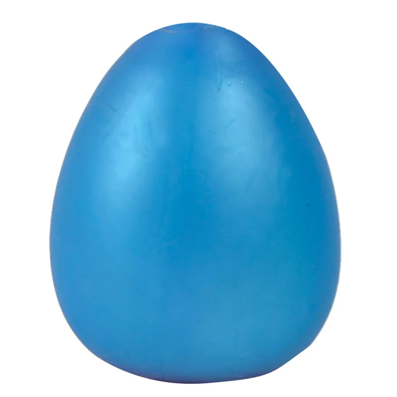 1 قطعة البيض على شكل الإجهاد الإغاثة ضغط اللعب لون عشوائي TPR الضغط العاب كروية للأطفال الكبار