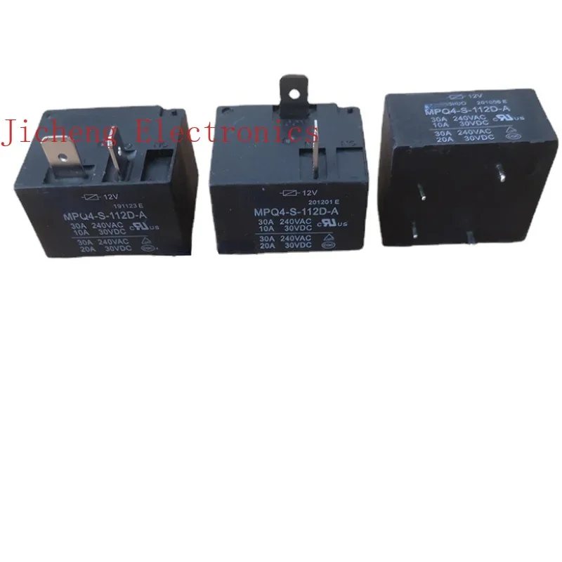 MPQ4-S-112D-A Relay Air Conditioner Water Heater 12VDC 30A 4-pin 2 Plug