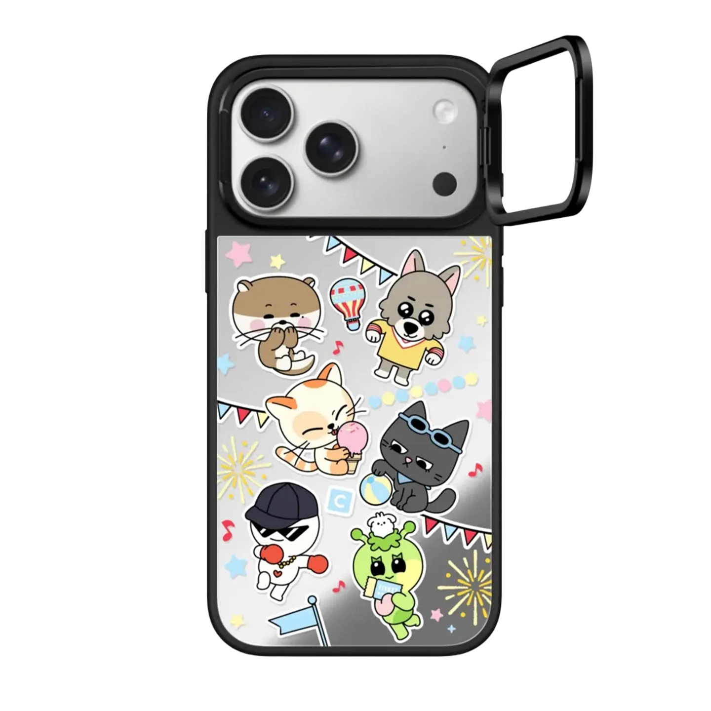 6032017 Acrylic / Mirror / Stand Magnetic Case: Compatible with IPhone 17 16 15 14 13 12 Pro Max 17 Air