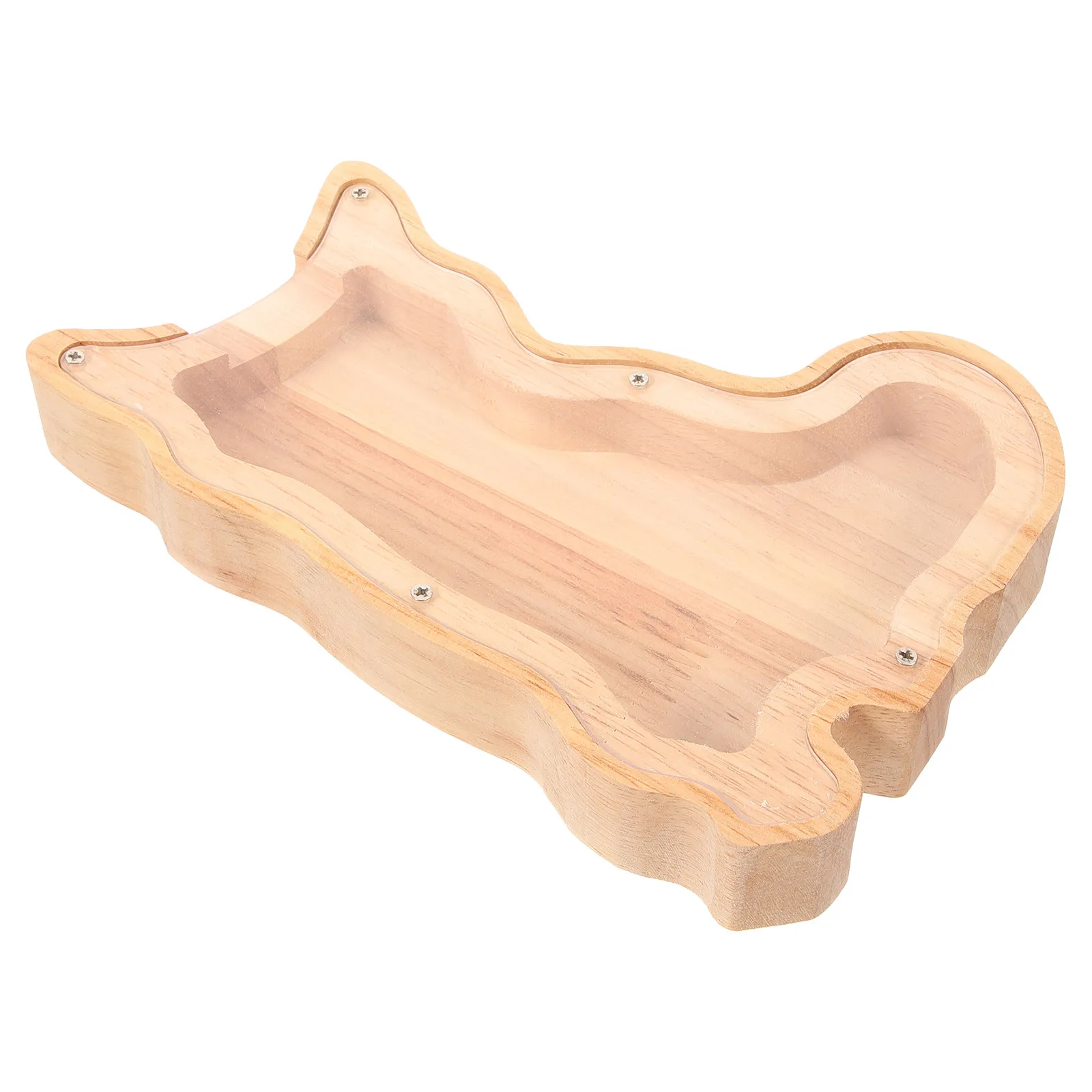 

Деревянная копилка для мелких собак, большая вместимость, в форме животного, держатель для монет, декоративная коробка для денег, настольный органайзер для хранения, подарок для детей