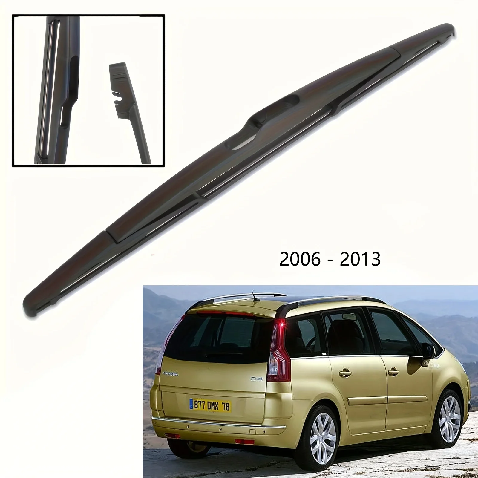 

14" Rear Wiper Blade Windshield Windscreen Tailgate Window For Citroen C4 Grand Picasso / C4 Picasso 2006 - 2013