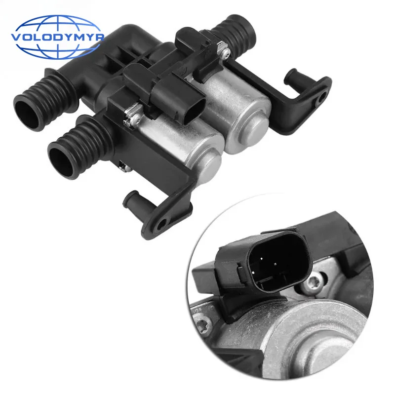 Car Heater Control Valve 3-pin for BMW X5 E53 E70 F15 F85 X6 E71 F16 F86 35iX 40iX 3.0L 4.4L 4.8L 2006-2016 64116910544