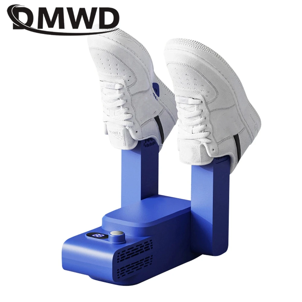 DMWD Electric Shoes Dryer Retractable Glove Drying Machine Socks Warmer Foldable Clothes Socks Heater Odor Remover 99min Timing