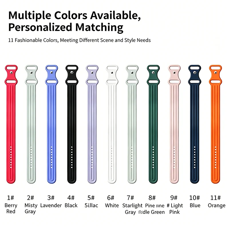 Sport Silicone Watch Strap for Google Fitbit Air Rubber Bracelet Breathable Band Wristband image 2