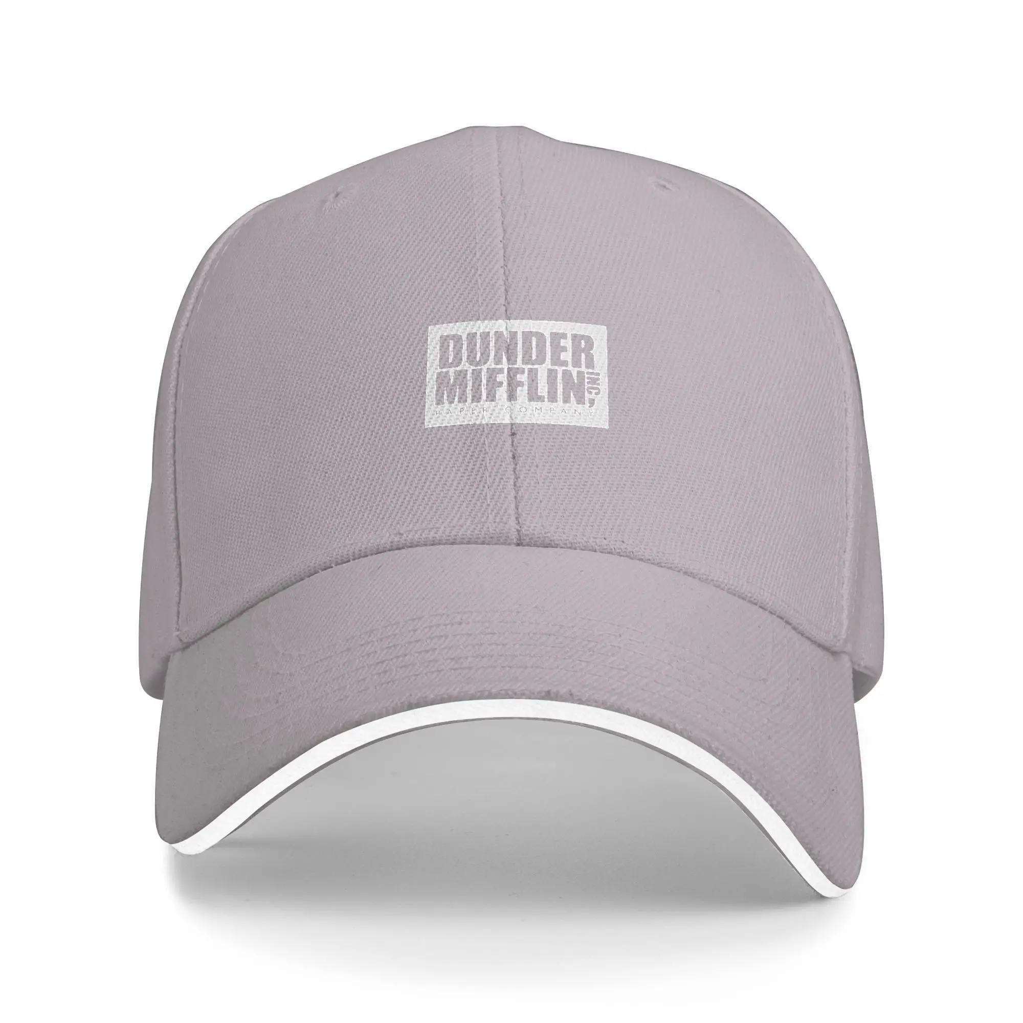 Fashion Dunder Mifflin Logo  Curved Brim Baseball Cap Suitable For Square Faces Women's Visors