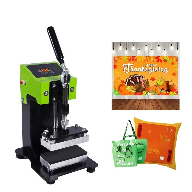 Professional Portable High Quality Manual Heat Press Transfer Machine AP1903 Rosin Press 6x12cm Small Upper Lower Plate Heating