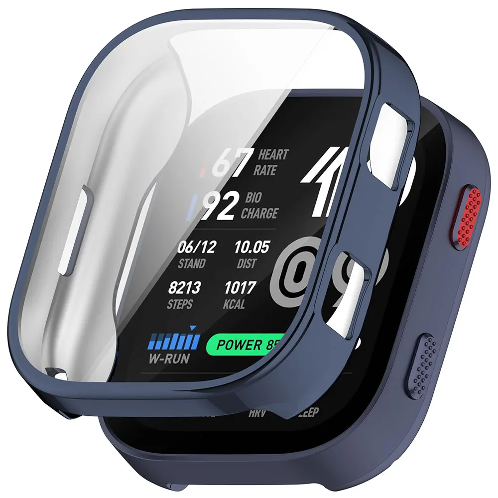 TPU Case For Huami Amazfit Bip Max Smart Band Full Cover Screen Protector Anti-scratch Film Bumper For Amazfit Bip Max Accessory