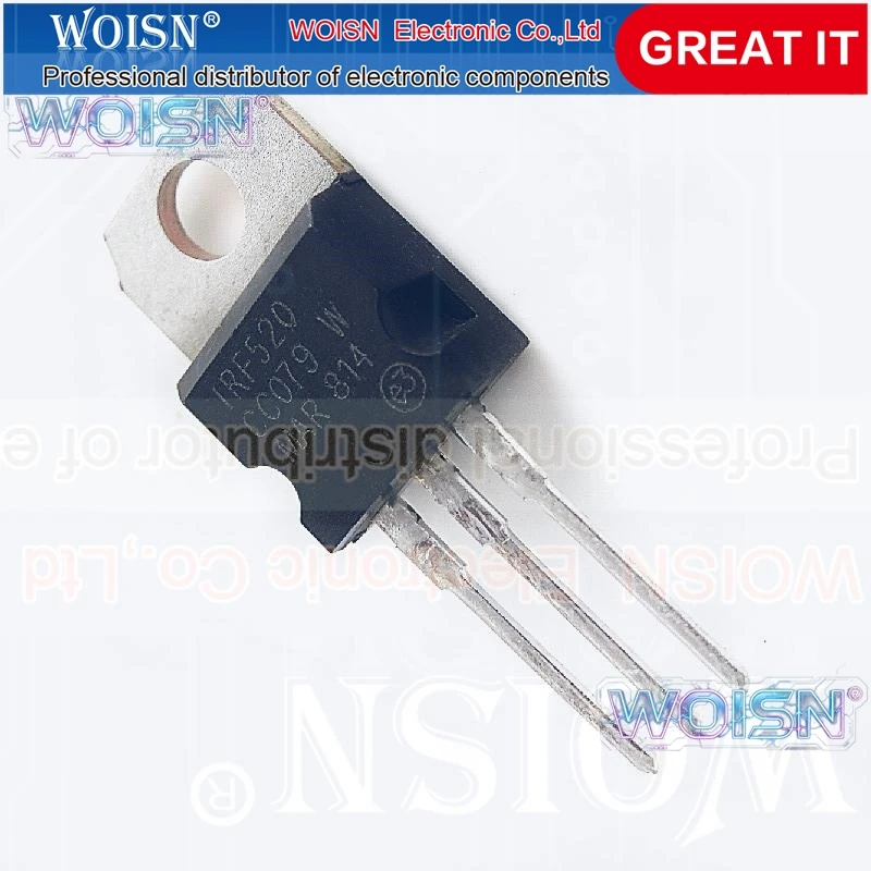 1pcs-20pcs TO-220 F520N IRF520N
